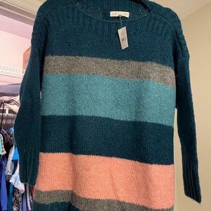 Lou & Grey Striped Sweater XS